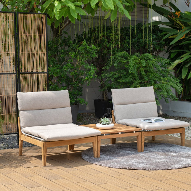 Arno 3pc Bistro Set Light - | Patioza