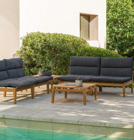 Arno 6pc Corner Set Dark - | Patioza