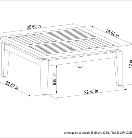 Arno 6pc Corner Set Dark - | Patioza