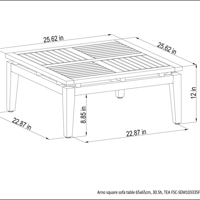 Arno 6pc Corner Set Dark - | Patioza