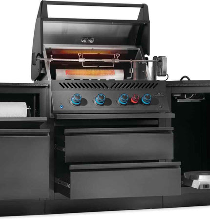 Patio Outdoor Kitchen - Patio Elegance OASIS™ 300 with Built - in 700 Series 32" Gas Grill - Outdoor Kitchen | Patioza