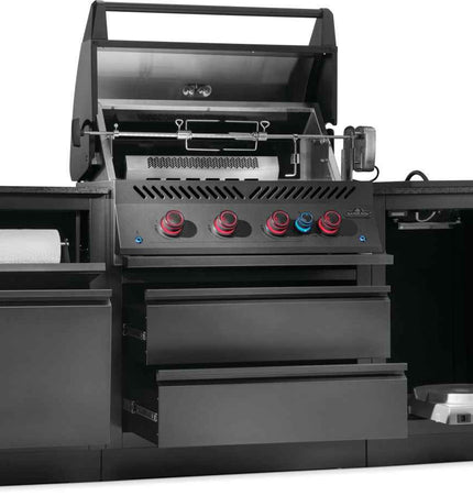 Patio Outdoor Kitchen - Patio Elegance OASIS™ 300 with Built - in 700 Series 32" Gas Grill - Outdoor Kitchen | Patioza