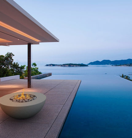 Conique | Concrete Fire Bowl - Fire Pits | Patioza