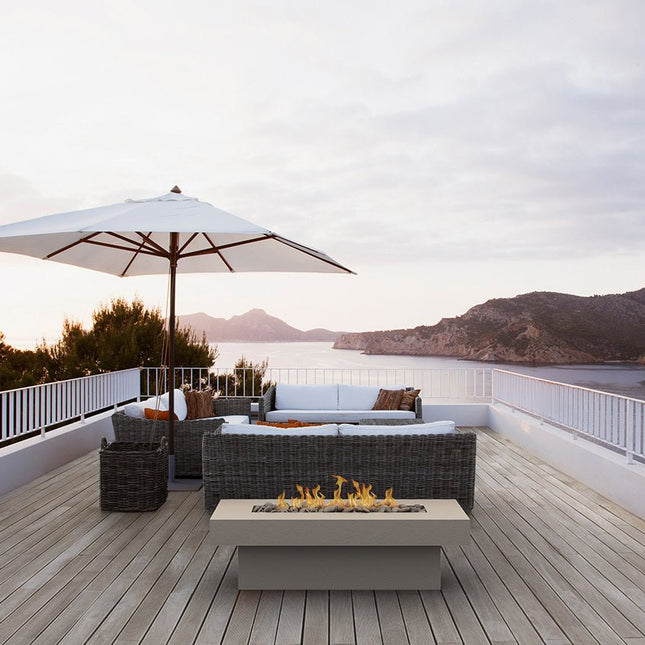 Terraza | Concrete Fire Pit Table - Fire Pit Table | Patioza