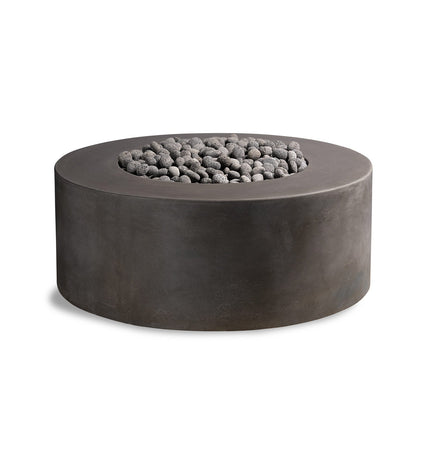 Kylindros - Cylinder Concrete Fire Pit Table - Fire Pits | Patioza
