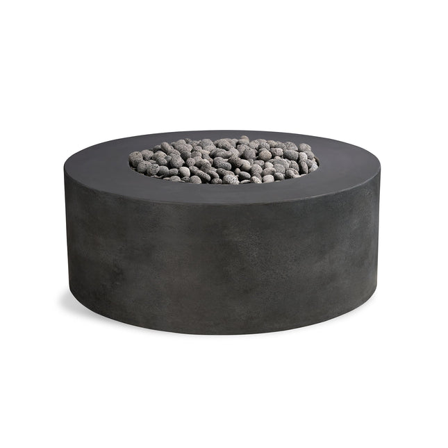 Kylindros - Cylinder Concrete Fire Pit Table - Fire Pits | Patioza