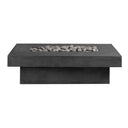 Toplina - Rectangular Concrete Fire Pit Table - Fire Pit Table | Patioza
