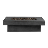 Toplina - Rectangular Concrete Fire Pit Table - Fire Pit Table | Patioza