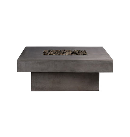 Platz - Square Concrete Fire Pit Table
