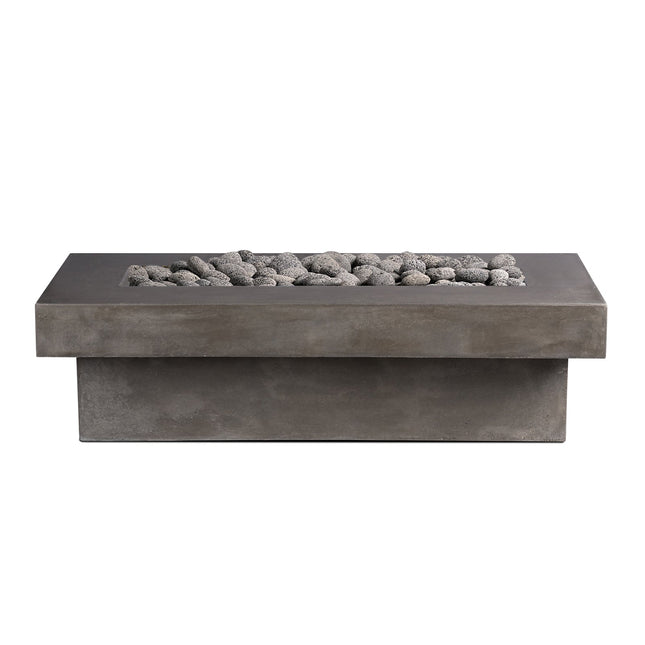 Terraza | Concrete Fire Pit Table - Fire Pit Table | Patioza