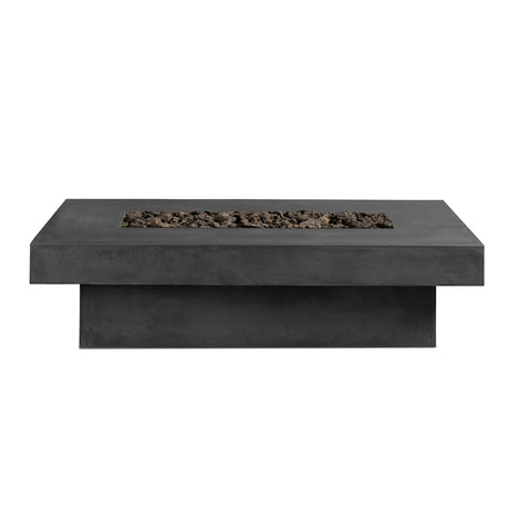 Terraza | Concrete Fire Pit Table - Fire Pit Table | Patioza