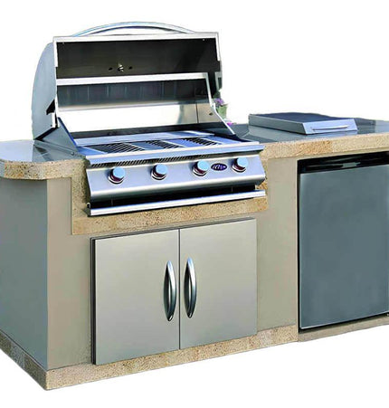 Cal Flame Pacifica Q 7 Ft. BBQ Grill Island - BBK701