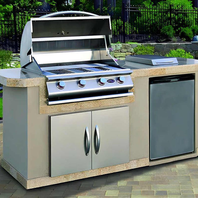 Cal Flame Pacifica Q 7 Ft. BBQ Grill Island - BBK701 - BBQ Grill Islands | Patioza