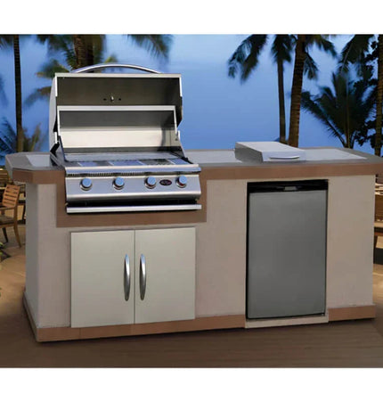 Cal Flame Atlantic Q 8 Ft. BBQ Grill Island - BBK801