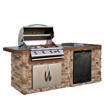 Cal Flame Baja Q 7 Ft. BBQ Grill Island - BBK-710