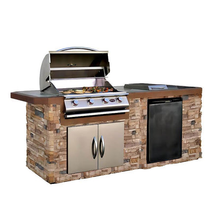 Cal Flame Baja Q 7 Ft. BBQ Grill Island - BBK-710