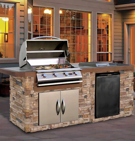 Cal Flame Baja Q 7 Ft. BBQ Grill Island - BBK-710