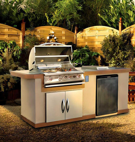 Cal Flame Baja Q 7 Ft. BBQ Grill Island - BBK-710