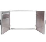 Cal Flame Avalon Q 8 Ft. L-Shaped BBQ Grill Island - BBK820 - BBQ Grill Islands | Patioza