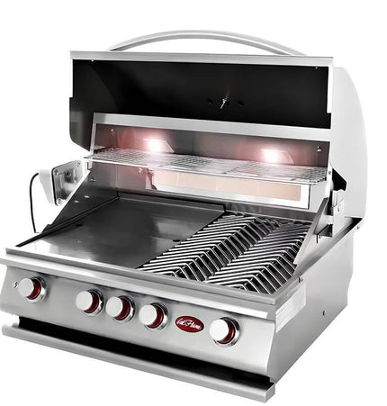 Cal Flame Avalon Q 8 Ft. L-Shaped BBQ Grill Island - BBK820