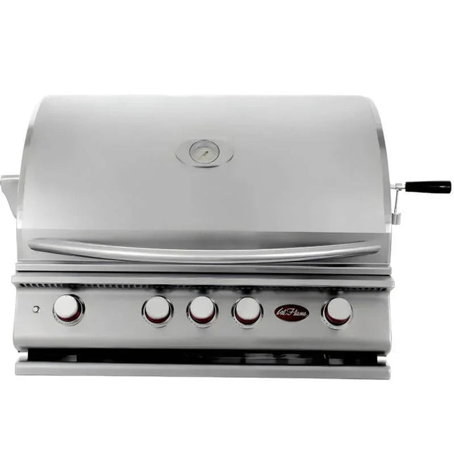 Cal Flame Maui Q 4 Ft. L-Shaped BBQ Grill Island - BBK401 - BBQ Grill Islands | Patioza