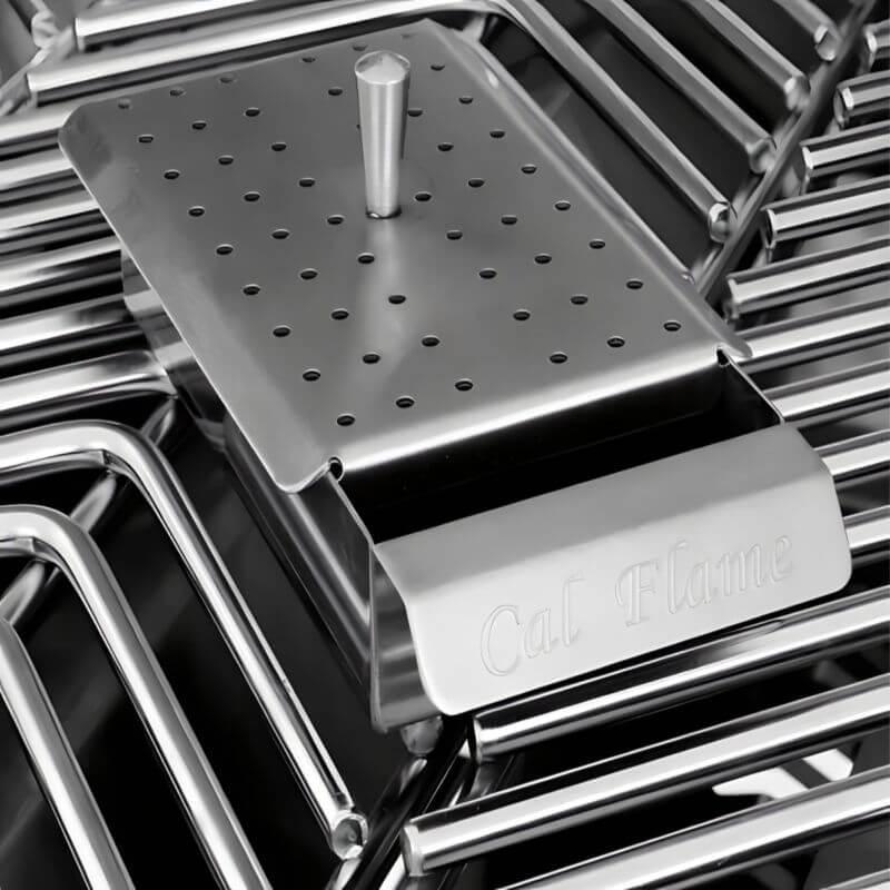 Cal Flame Avalon Q 8 Ft. L-Shaped BBQ Grill Island - BBK820 - BBQ Grill Islands | Patioza