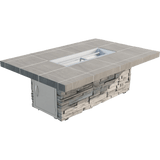 Cal Flame Mojave Modern Outdoor Gas Fire Pit FPT-RT601M - Outdoor Fire Living | Patioza