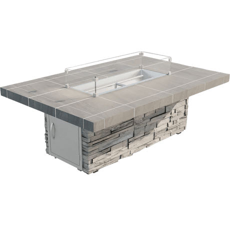 Cal Flame Mojave Modern Outdoor Gas Fire Pit FPT-RT601M - Outdoor Fire Living | Patioza