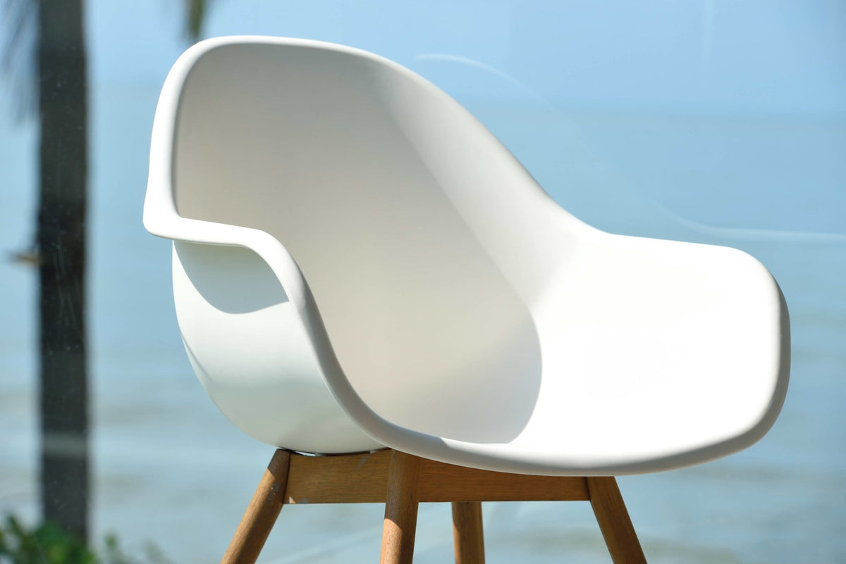 Rinjani Rectangular Table and 6 Chamonix Arm Chair - Patio Dining Sets | Patioza
