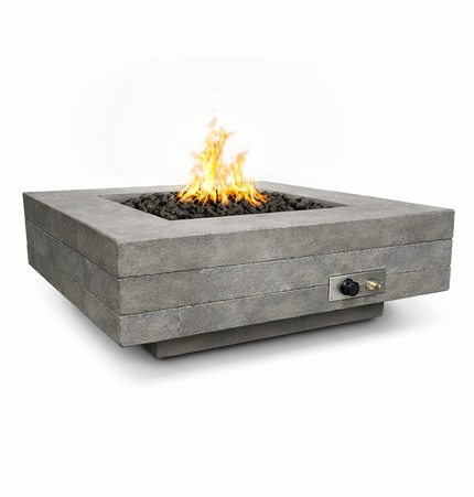 Cabo Square Fire Pit - GFRC Concrete - 48"