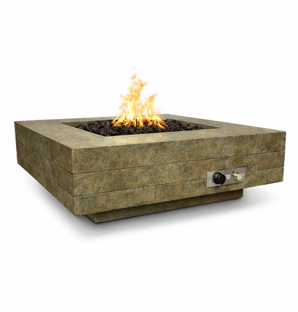 Cabo Square Fire Pit - GFRC Concrete - 48"