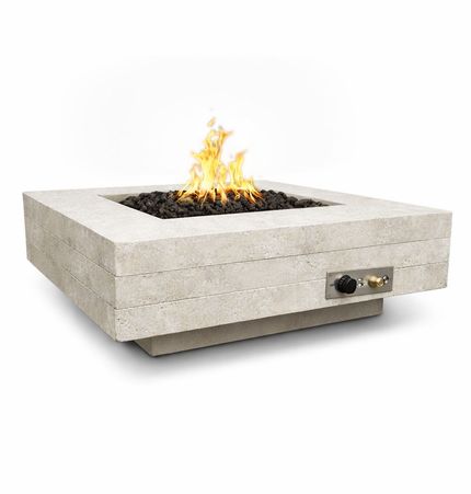 Cabo Square Fire Pit - GFRC Concrete - 48"