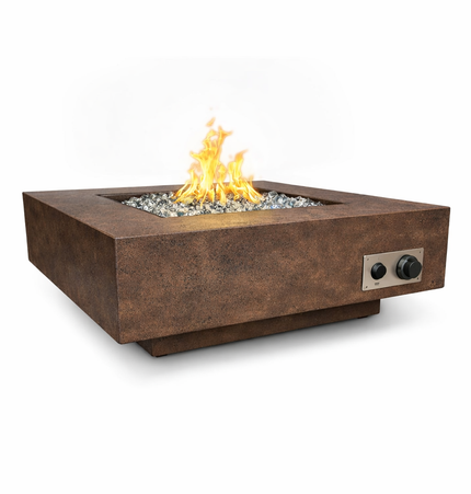 Cabo Square Fire Pit - GFRC Concrete - 48"