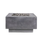 Grey / 42 x 42 x 16 / Rolled Lava Rock