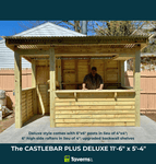 The Castlebar PLUS 11' X 5' (8' wide plus 3' extension) / Left hand side / Deluxe