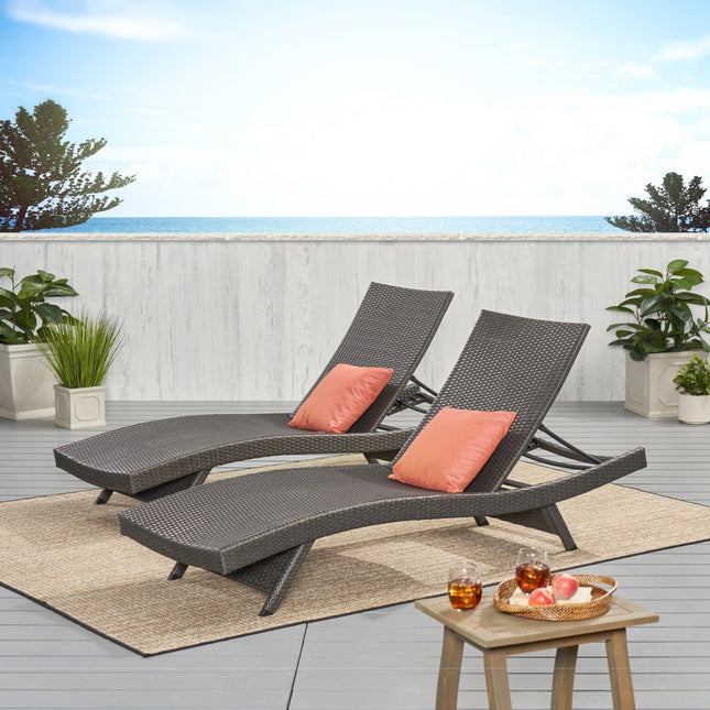 SALEM PE WICKER CHAISE LOUNGE - Patio Furniture | Patioza
