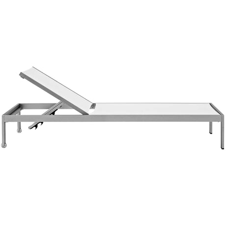 Modway Shore Outdoor Chaise Lounge Set – 6 - Piece Aluminum Patio Collection - Patio Furniture | Patioza