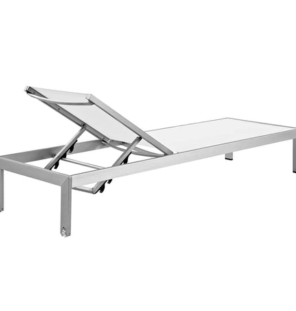 Modway Shore Outdoor Chaise Lounge Set – 6 - Piece Aluminum Patio Collection - Patio Furniture | Patioza