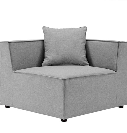 Patio Elegance Sectional Sofa - Saybrook 8 - Piece Outdoor Upholstered Sofa by Modway - Patio Furniture | Patioza