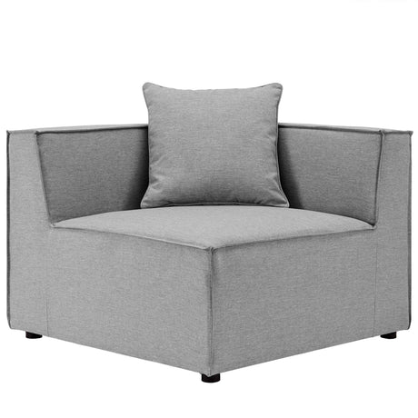 Patio Elegance Sectional Sofa - Saybrook 8 - Piece Outdoor Upholstered Sofa by Modway - Patio Furniture | Patioza