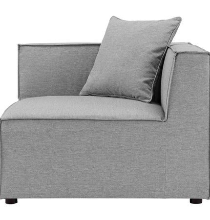 Patio Elegance Sectional Sofa - Saybrook 8 - Piece Outdoor Upholstered Sofa by Modway - Patio Furniture | Patioza