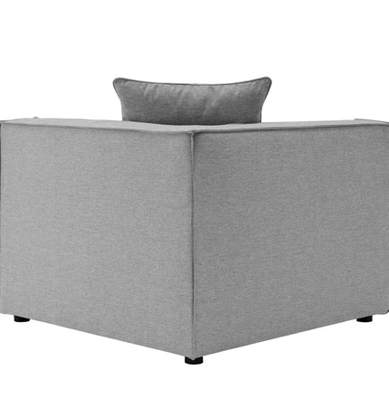 Patio Elegance Sectional Sofa - Saybrook 8 - Piece Outdoor Upholstered Sofa by Modway - Patio Furniture | Patioza