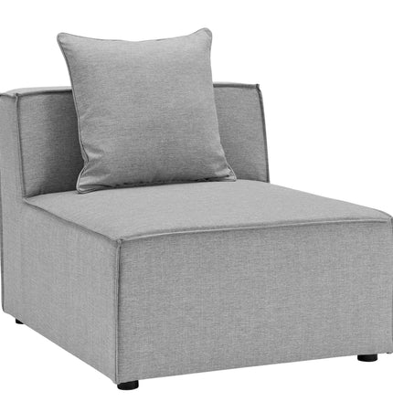 Patio Elegance Sectional Sofa - Saybrook 8 - Piece Outdoor Upholstered Sofa by Modway - Patio Furniture | Patioza