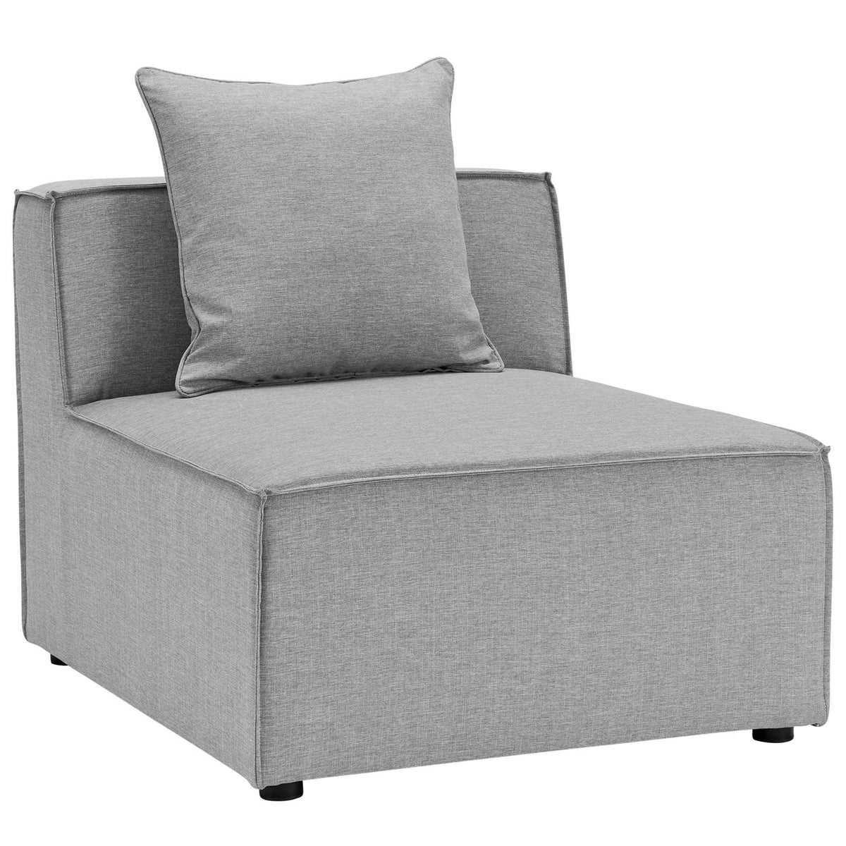 Patio Elegance Sectional Sofa - Saybrook 8 - Piece Outdoor Upholstered Sofa by Modway - Patio Furniture | Patioza