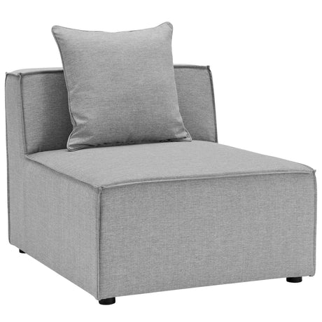 Patio Elegance Sectional Sofa - Saybrook 8 - Piece Outdoor Upholstered Sofa by Modway - Patio Furniture | Patioza