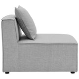 Patio Elegance Sectional Sofa - Saybrook 8 - Piece Outdoor Upholstered Sofa by Modway - Patio Furniture | Patioza