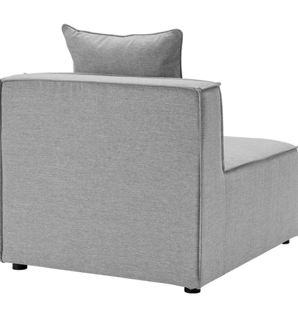 Patio Elegance Sectional Sofa - Saybrook 8 - Piece Outdoor Upholstered Sofa by Modway - Patio Furniture | Patioza