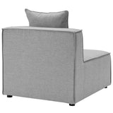 Patio Elegance Sectional Sofa - Saybrook 8 - Piece Outdoor Upholstered Sofa by Modway - Patio Furniture | Patioza