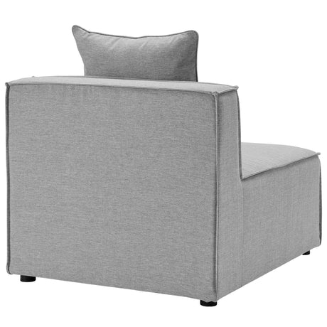 Patio Elegance Sectional Sofa - Saybrook 8 - Piece Outdoor Upholstered Sofa by Modway - Patio Furniture | Patioza