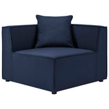 Patio Elegance Sectional Sofa - Saybrook 8 - Piece Outdoor Upholstered Sofa by Modway - Patio Furniture | Patioza